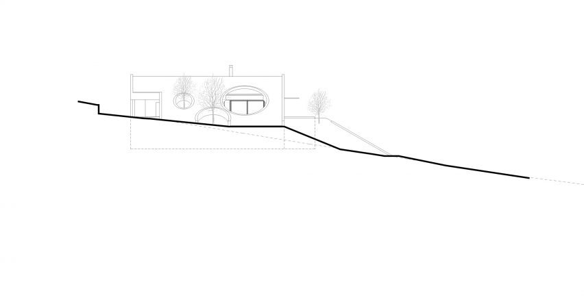 Elevation of Gurdau Winery by Aleš Fiala