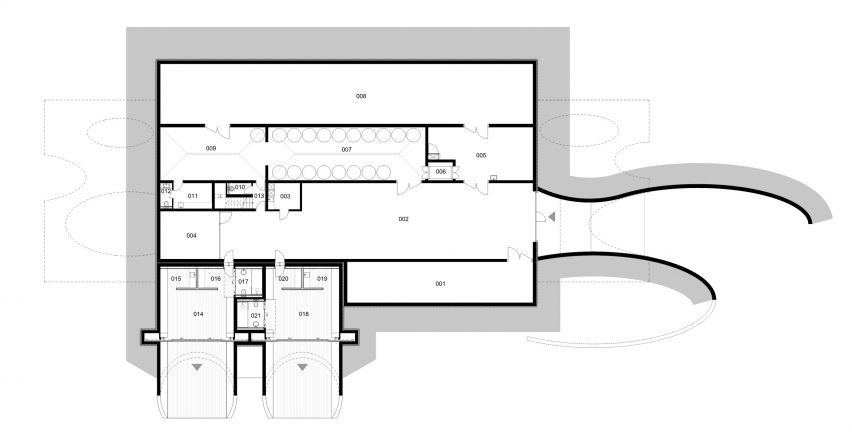 Plan of Gurdau Winery by Aleš Fiala