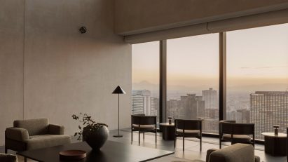 Bellustar Tokyo sunset view from lounge