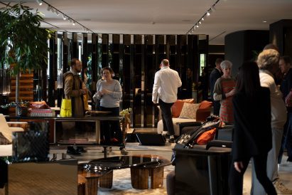 Visitors in the Bentley Home venue