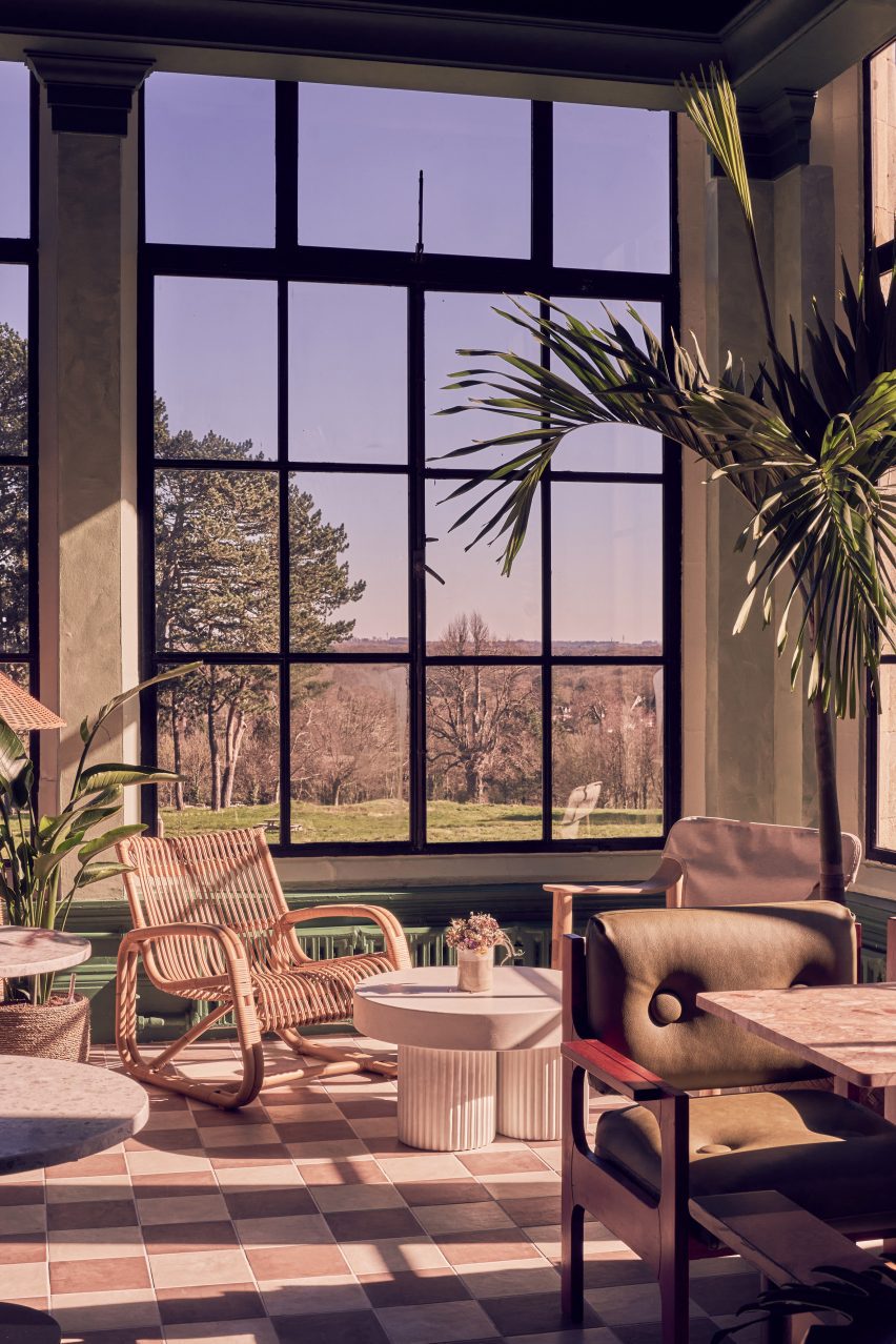 The Orangery inside Birch Selsdon hotel
