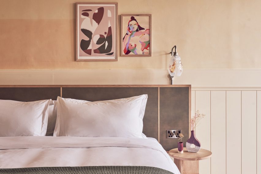 Guest bedrooms inside Birch Selsdon hotel