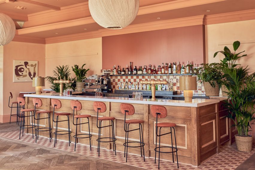 Meadow Bar inside Birch Selsdon hotel