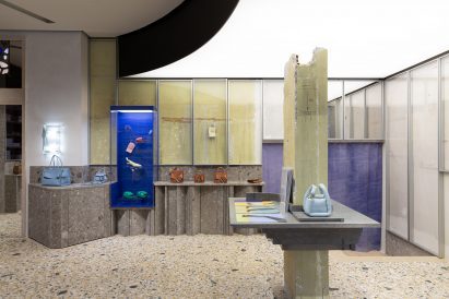 Interior of Boyy flagship store in Milan designed by FOS