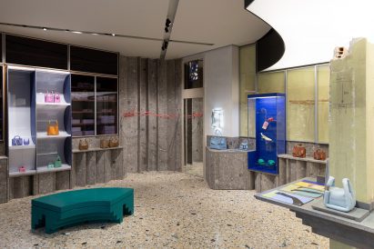 Interior of Boyy flagship store in Milan designed by FOS