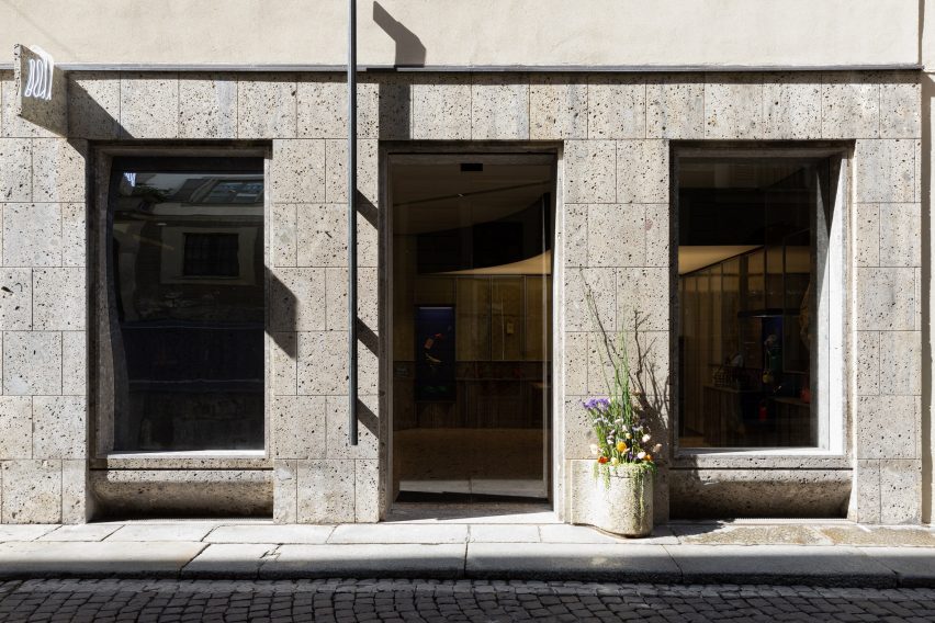 Interior of Boyy flagship store in Milan designed by FOS