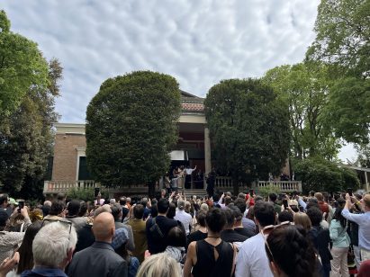 Opening of the British Pavilion at Venice architecture biennale