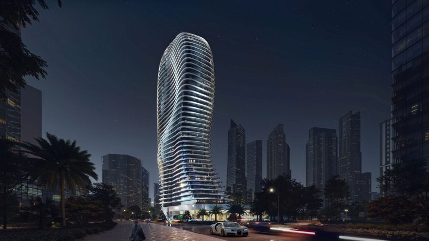 Bugatti skyscraper in Dubai
