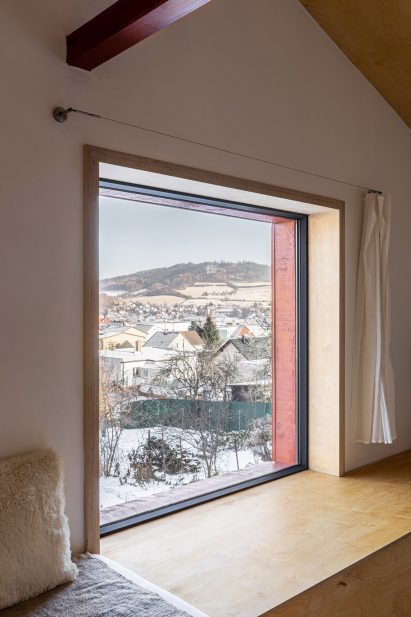 Photo of a square window