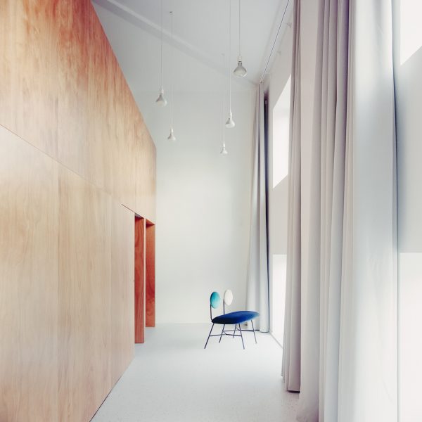 Rear of Cesarin show kitchen by Co.arch Studio