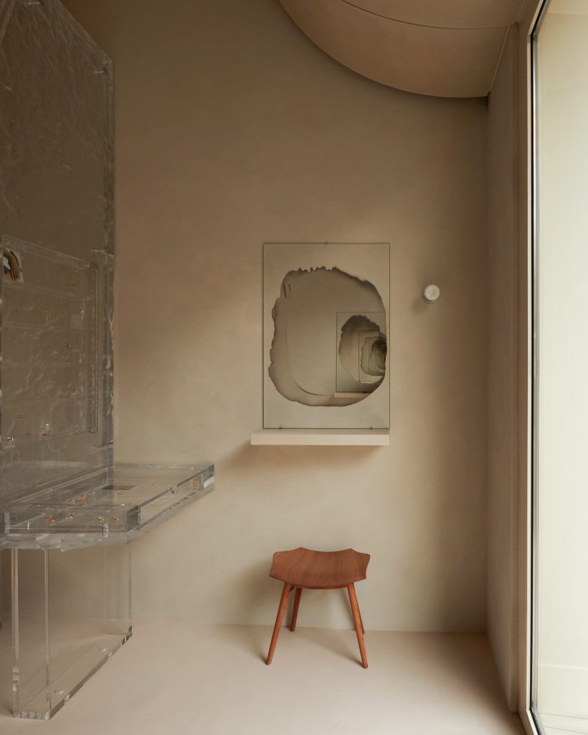 Interior of Charlotte Chesnais store in Paris, designed by Anne Holtrop