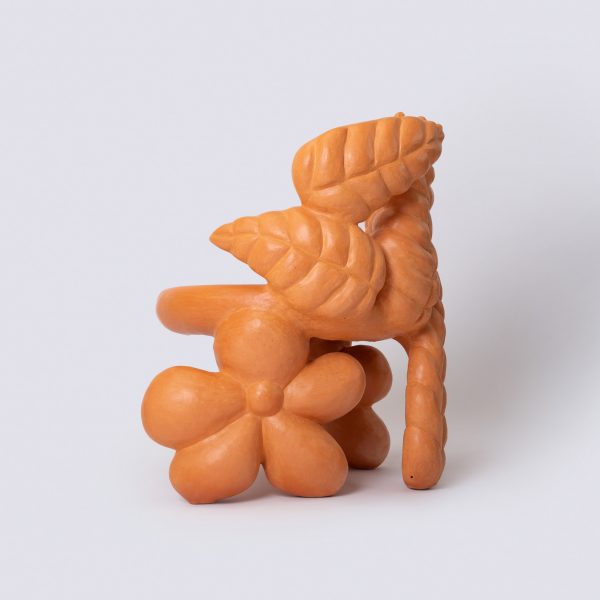 Side view of Flower Power chair