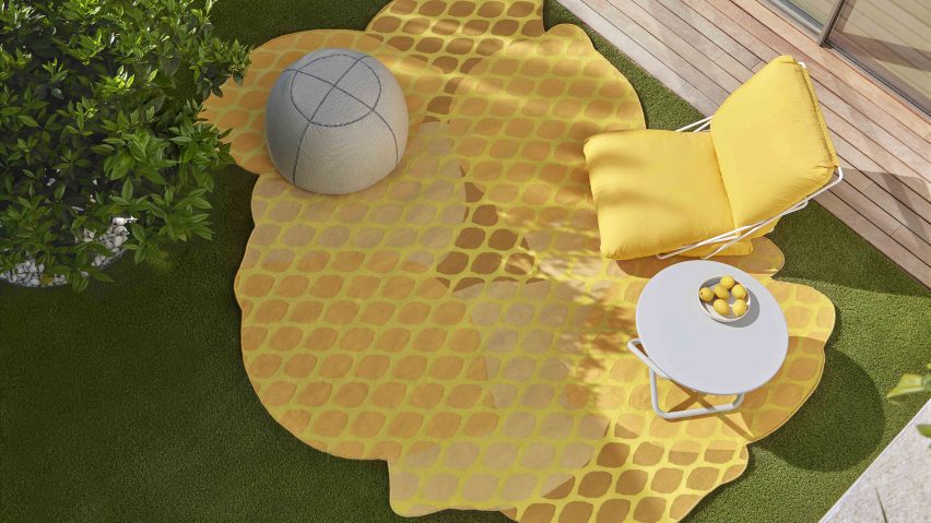 Citrus outdoor rugs by Jorge Garaje for Gan