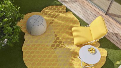 Citrus outdoor rugs by Jorge Garaje for Gan