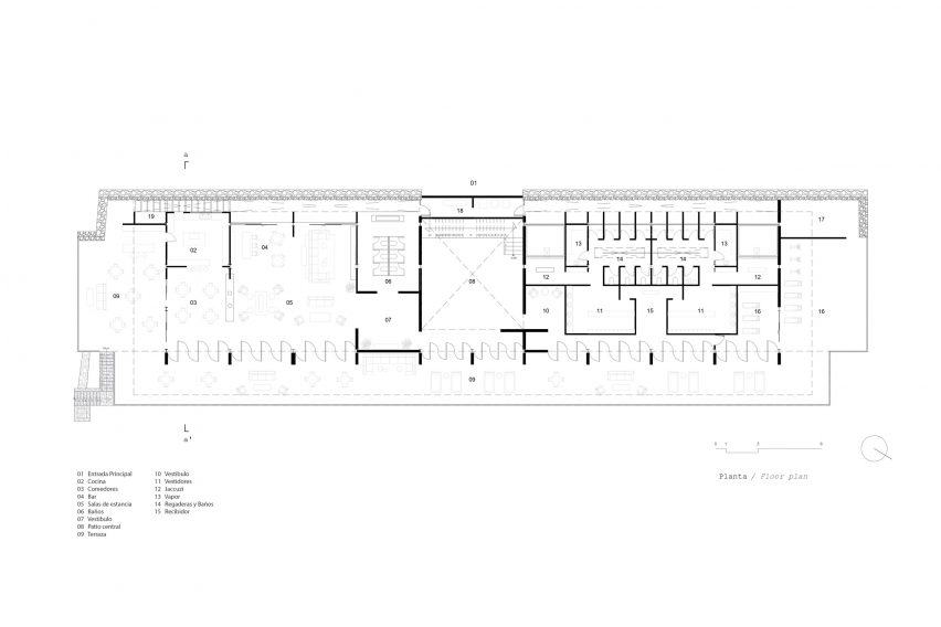 Clubhouse floor plan