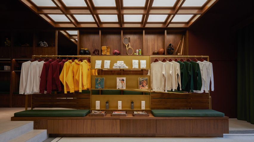 Ringo Studio positions sex toys in athletic-themed room at Contact Sports