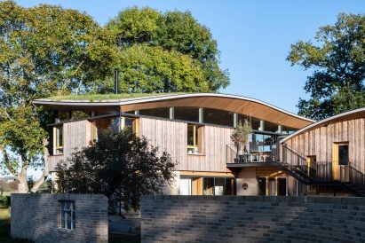 Wood and brick house in Suffolk