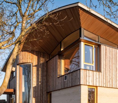 Exterior of Creek Cabin by MAP Architecture and Jon Broome Architects