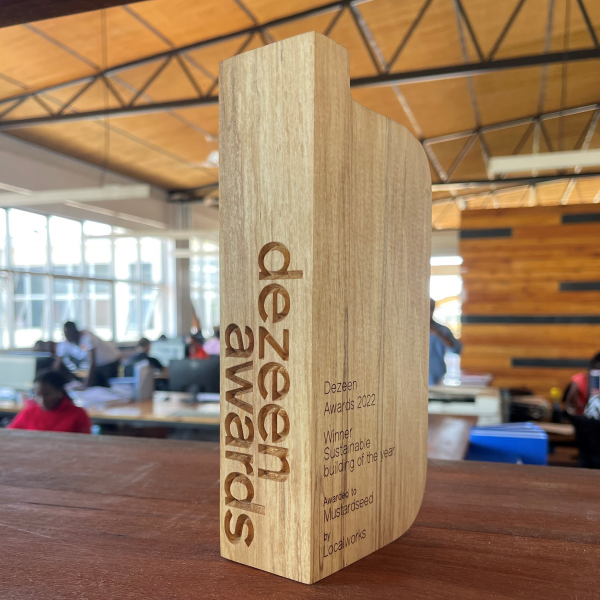 Dezeen Awards 2022 Localworks trophy