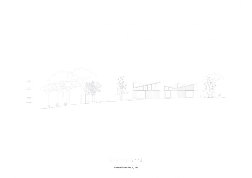 Elevation of House 016 by Arquitecturia