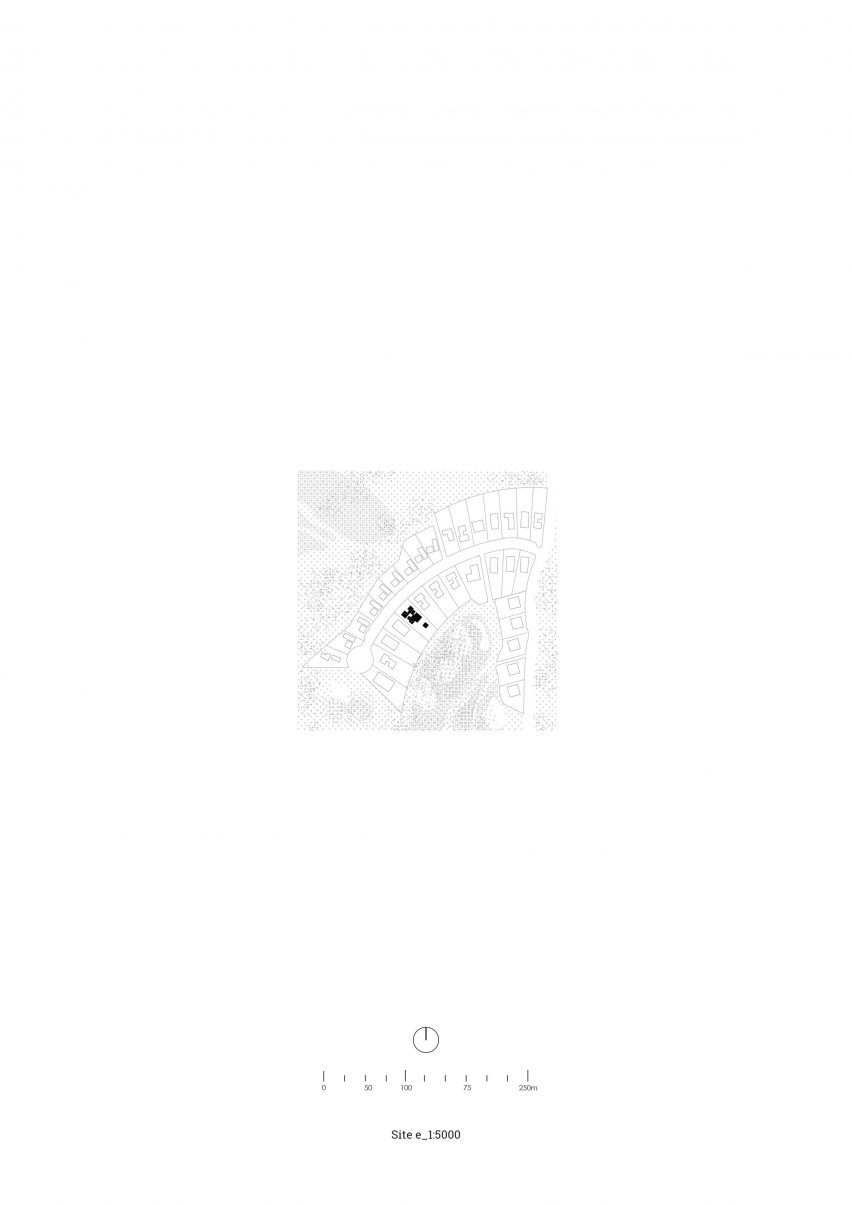 Site plan of House 016 by Arquitecturia