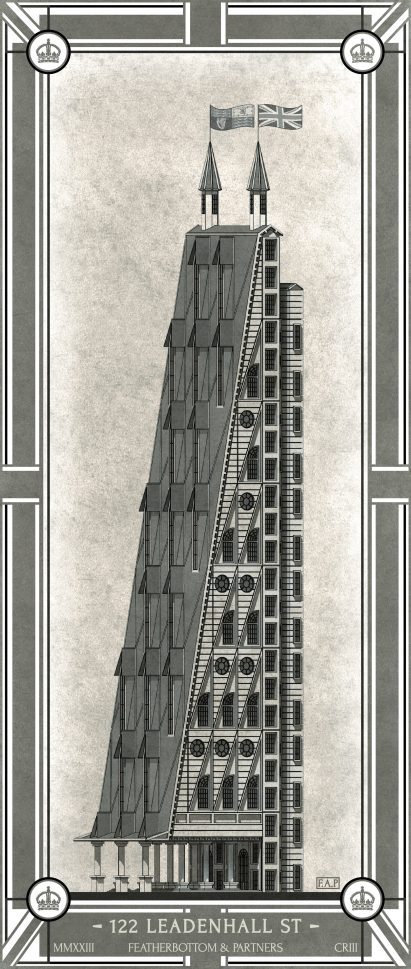 The Cheesegrater redesigned by Featherbottom & Partners