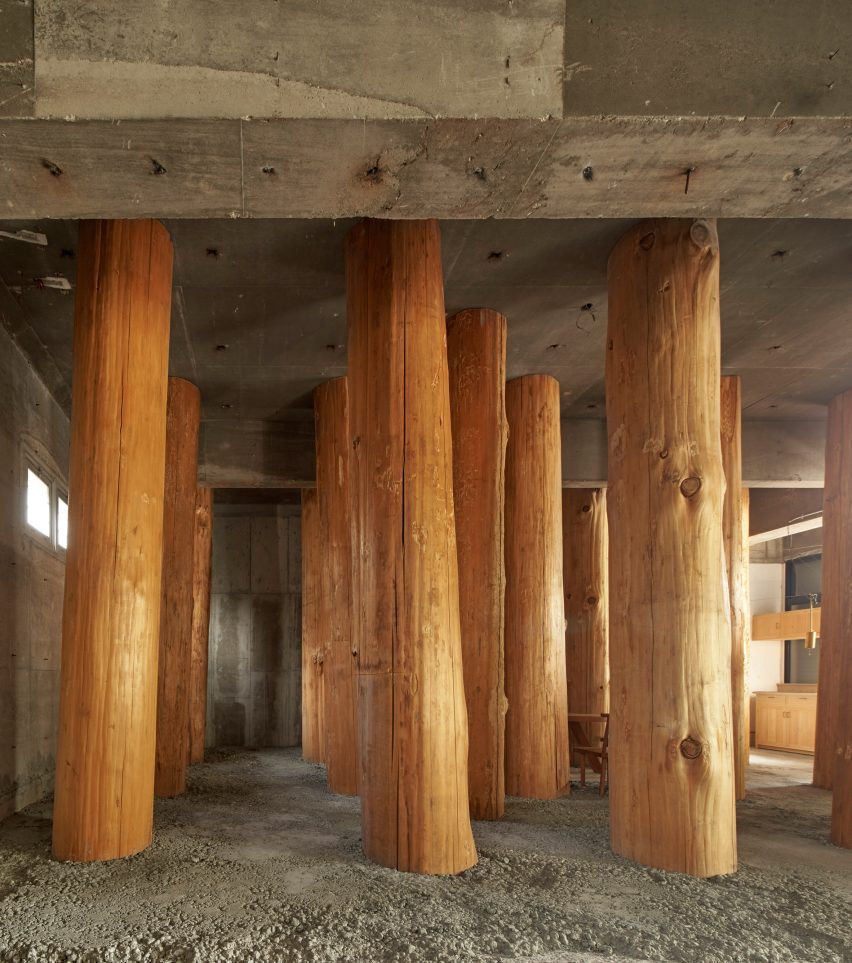 Interior of Forest Office by Tomoaki Uno Architects