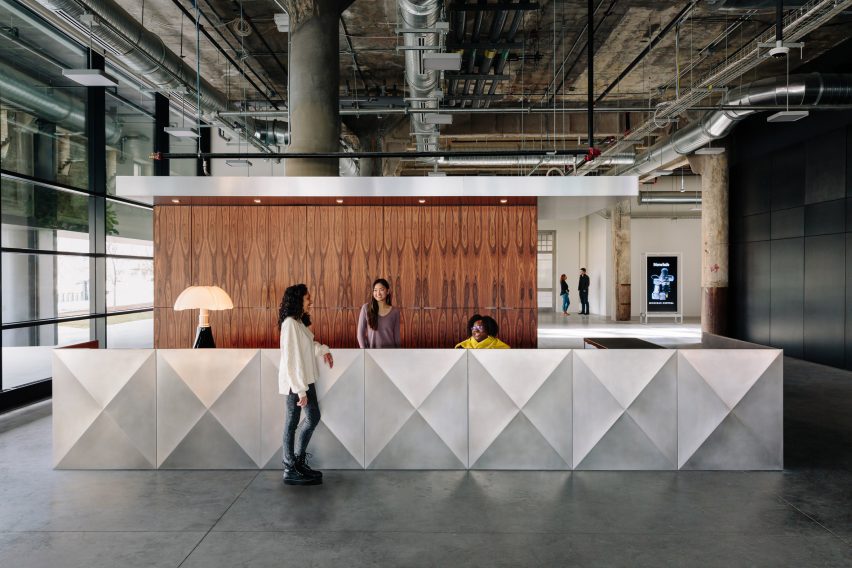Interior of the Newlab Detroit headquarters