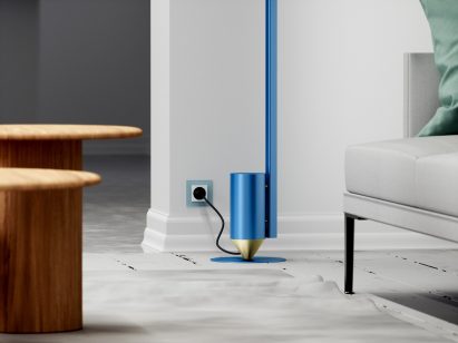 iGuzzini's Libera lighting system in blue