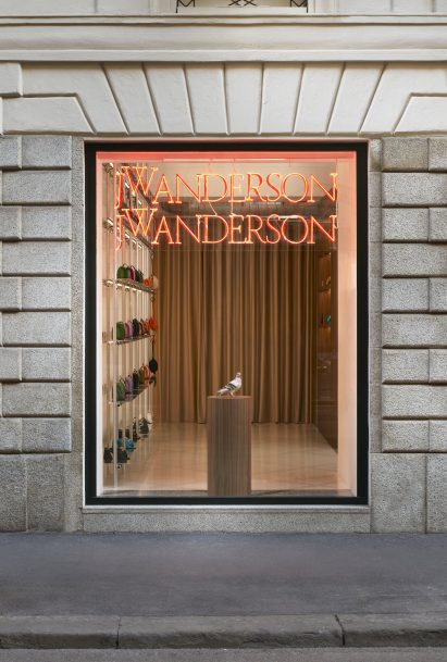 Photo of JW Anderson store in Milan