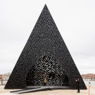 Kwaee pavilion by David Adjaye at Venice Architecture Biennale