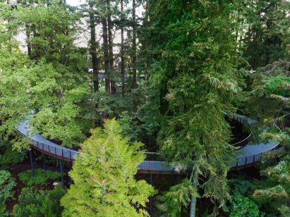 Tree walk at Leah Botanical Garden in Portland