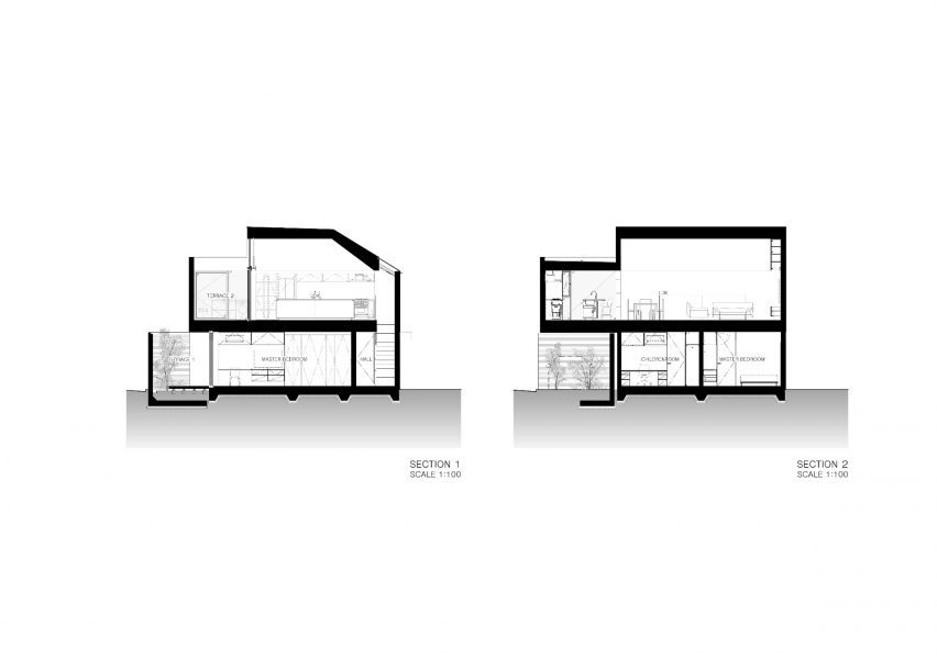 Sections of Laxus by Apollo Architects & Associates