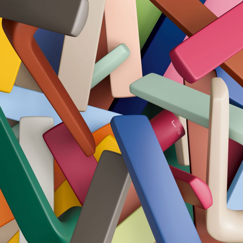 Les Couleurs Le Corbusier handles by FSB