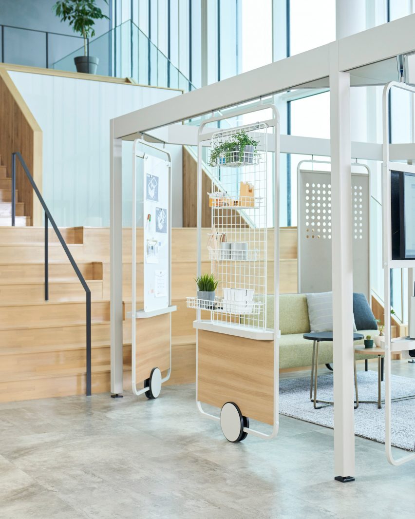 Lives Post + Beam workspace by Okamura