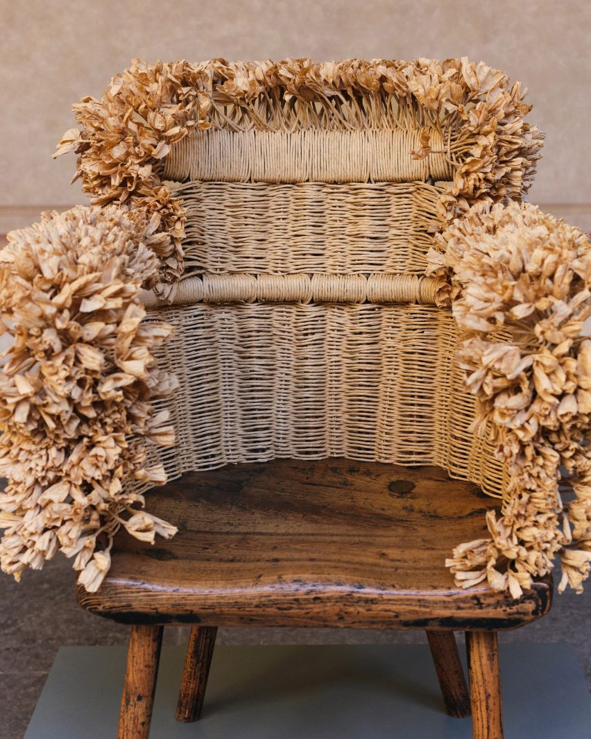 Loewe chair at Milan design week
