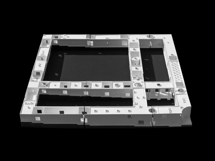 Model of Luna House by Pezo von Ellrichshausen