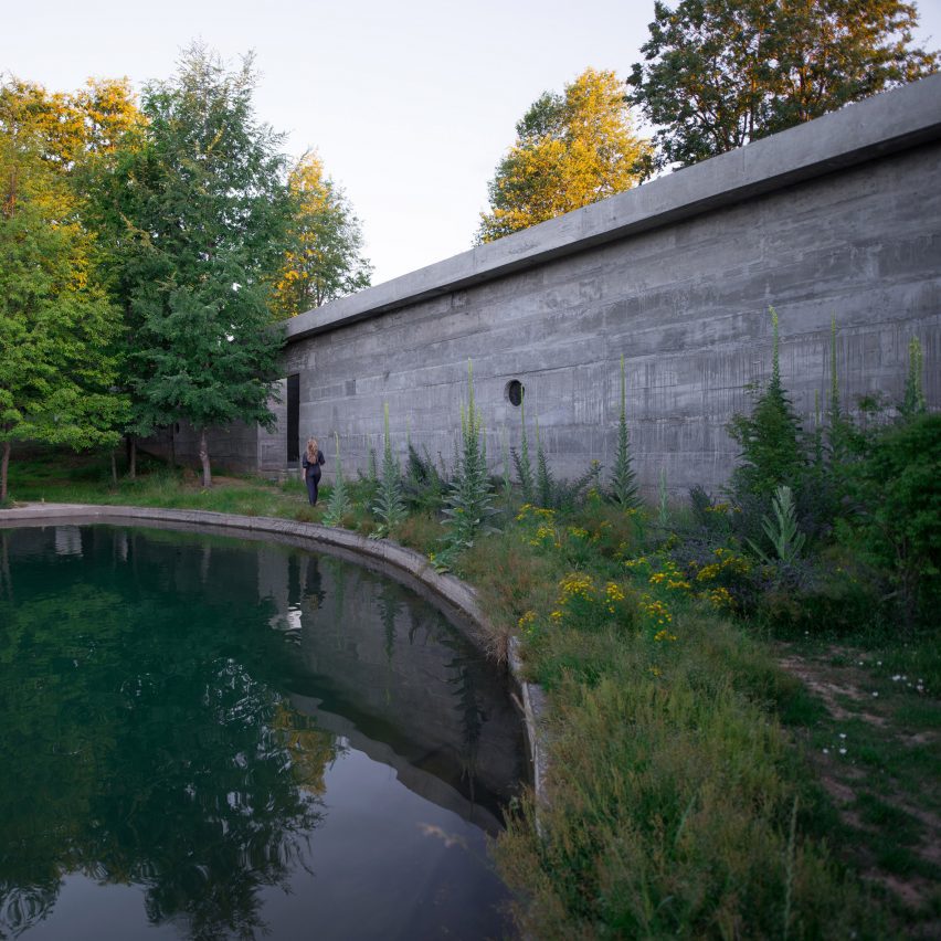 Landscape in Luna House by Pezo von Ellrichshausen
