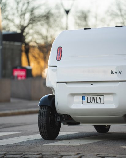 Rear of Luvly O prototype