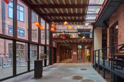Courtyard space at Hippodromen