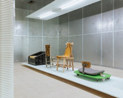 Chairs in Make-Do exhibition by Marta gallery for NYCxDesign