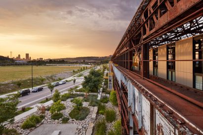 Abandoned steel building by MSR Design