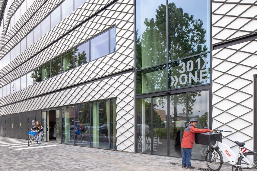 Exterior of the Matrix One office and laboratory building