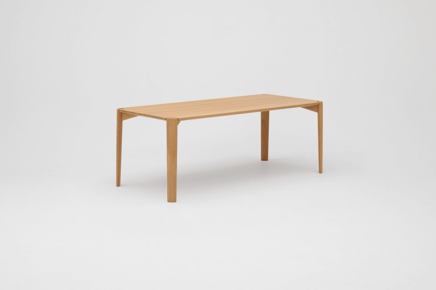 Solid oak table by Ronan & Erwan Bouroullec for Koyori
