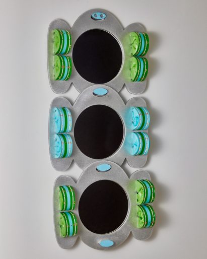 Neo-Vanity modular mirror by Kiki Goti, photographed by Chelsie Craig