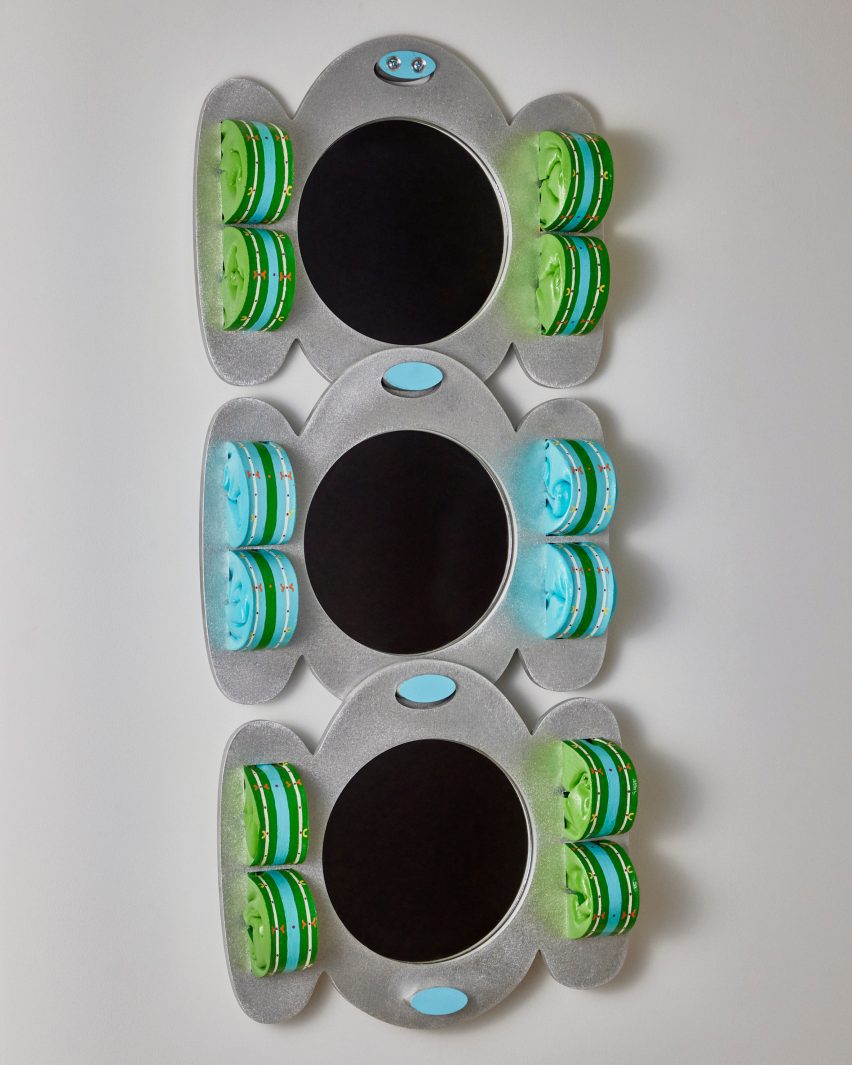 Neo-Vanity modular mirror by Kiki Goti, photographed by Chelsie Craig