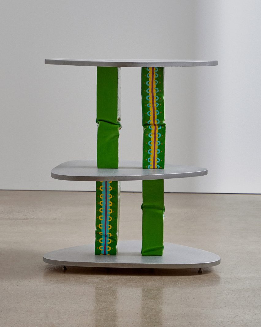 Neo-Vanity side table by Kiki Goti, photographed by Chelsie Craig