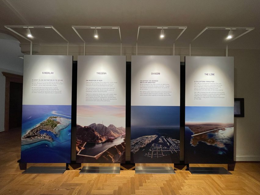 Neom designs presented at Venice Architecture Biennale exhibition