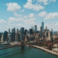 Aerial photo of New York City