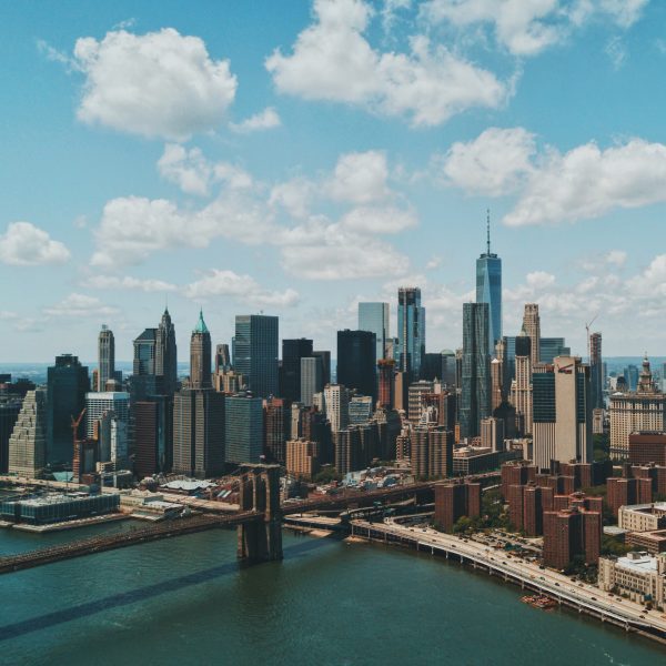 Aerial photo of New York City